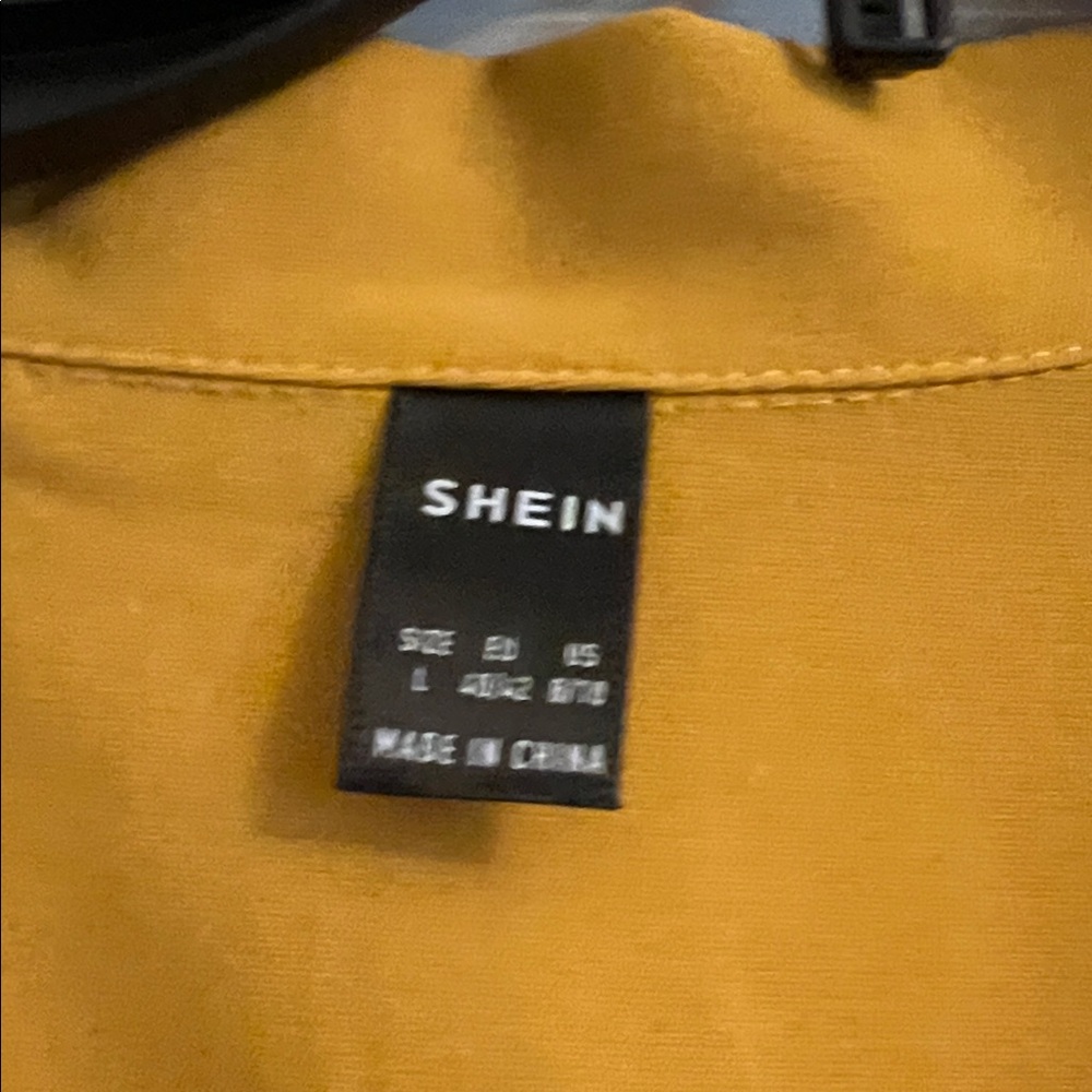 SHEIN Navy and Mustard Midi Dresses - Picture 8 of 9